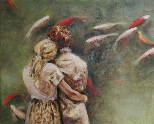 Relaxing time by Valeria Pesce, Painting for Sale on Singulart