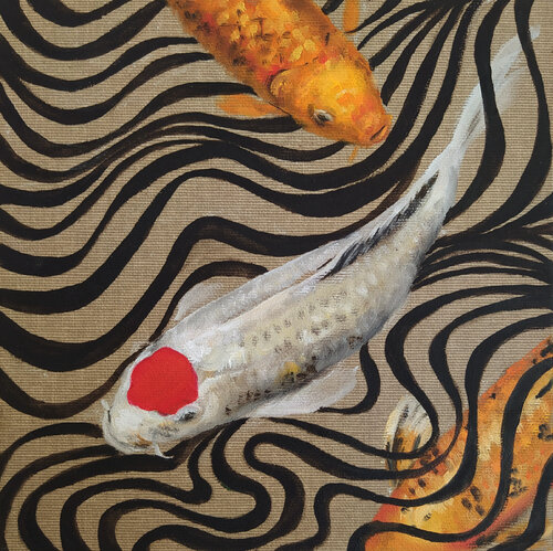 OP FISH van Valeria Pesce, Schilderij te koop op Singulart