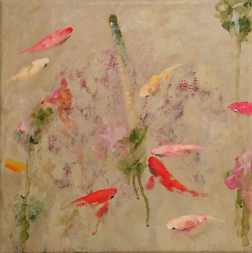 FISH PRINTS #2 by Valeria Pesce, Painting for Sale on Singulart