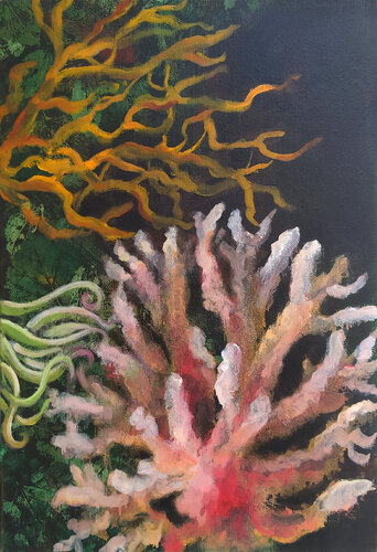 Coral nº3 van Valeria Pesce, Schilderij te koop op Singulart