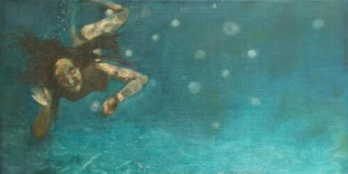 ACQUANAUTA van Valeria Pesce, Schilderij te koop op Singulart