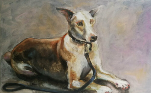 Perro fiel van Valeria Pesce, Schilderij te koop op Singulart