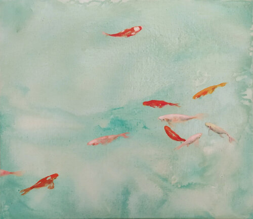 Acque chiare (clear water) by Valeria Pesce, 회화 for Sale on Singulart