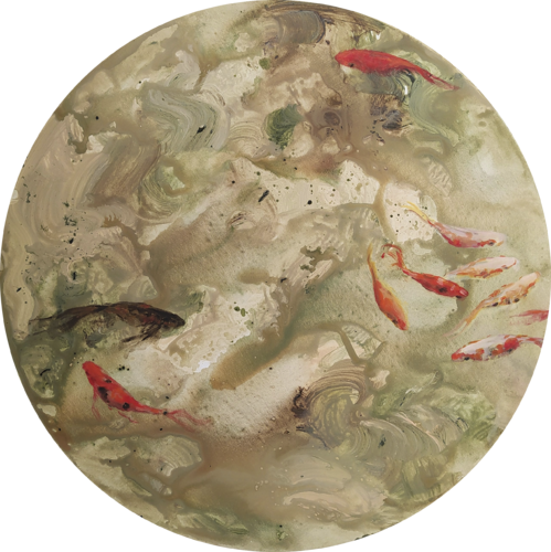 Cosmologia Pescina van Valeria Pesce, Schilderij te koop op Singulart