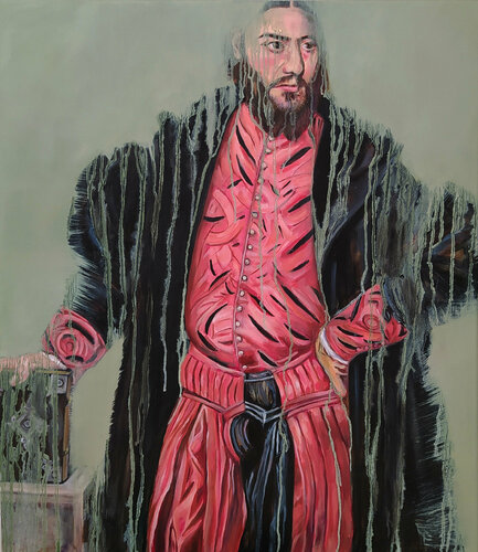 Ottaviano l'elegante, Fashion Victim Nº4 van Valeria Pesce, Schilderij te koop op Singulart