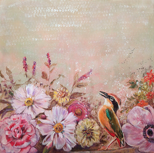 Let it snow van Valeria Pesce, Schilderij te koop op Singulart