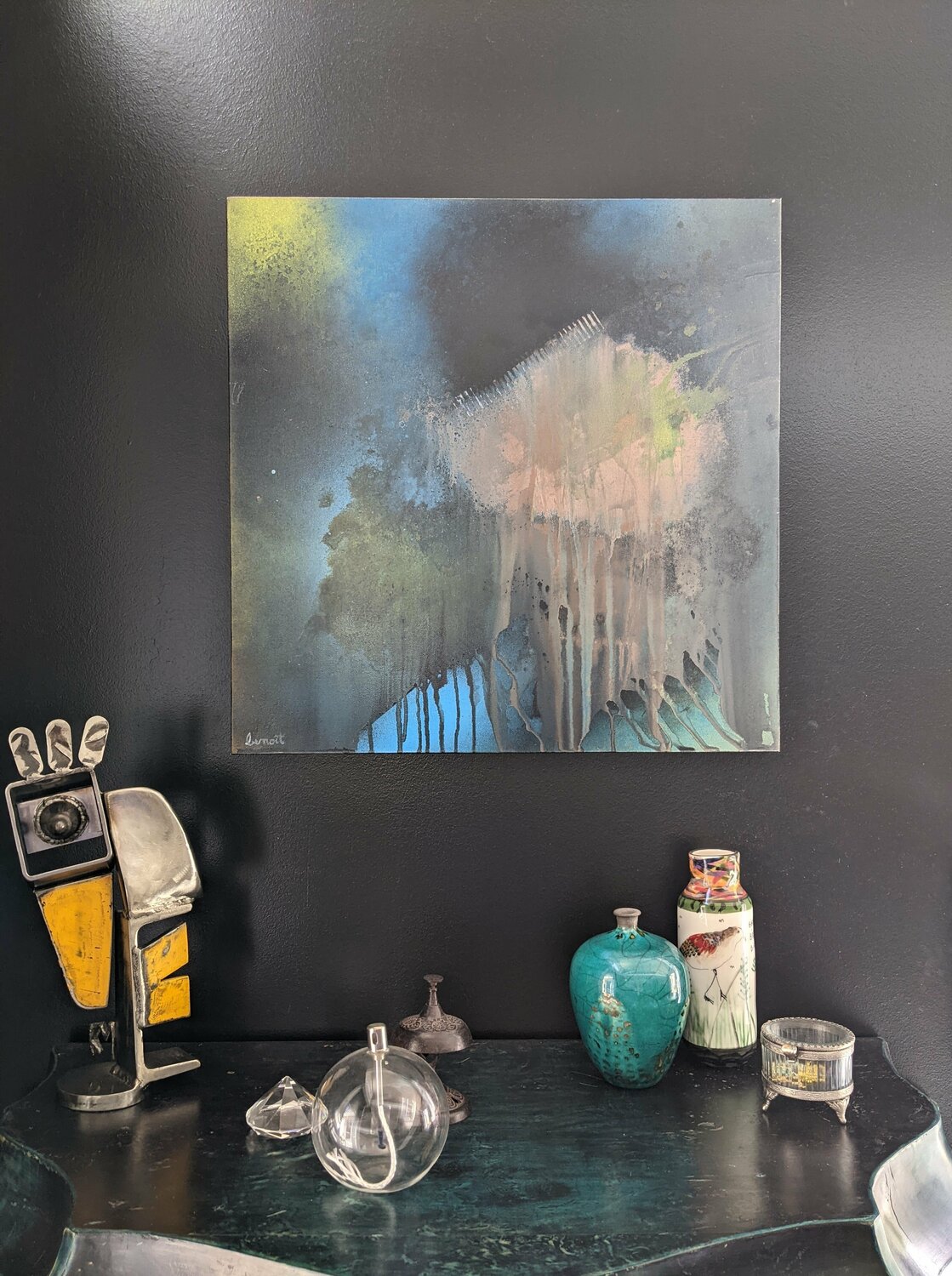 Nebula by Benoît Guérin (2022) Painting Acrylic, Spray Paint on