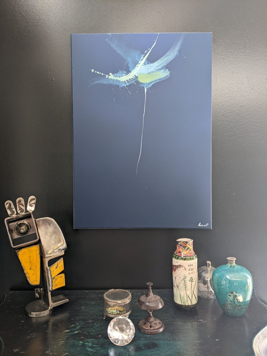 Prima Ballerina von Benoît Guérin (2023) Malerei Acryl, Farbspray auf