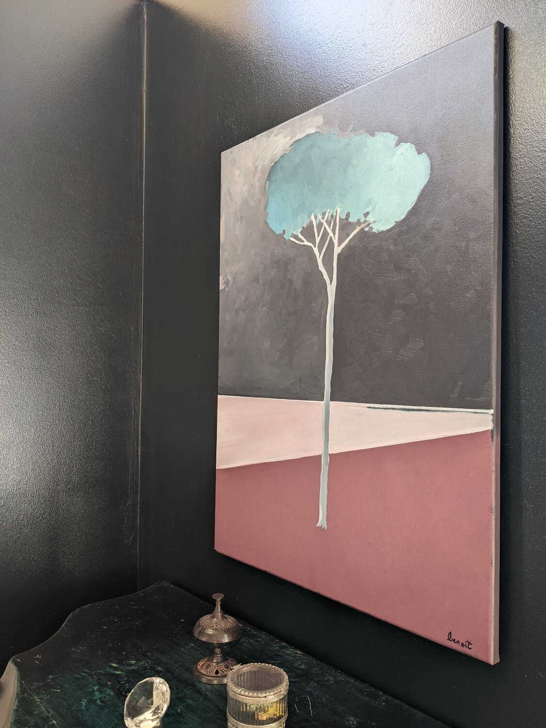 Le solitaire by Benoît Guérin (2022) Painting Acrylic on Canvas