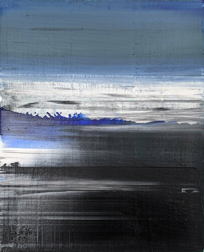 Crépuscule sur l'océan par Benoît Guérin, Peinture en vente sur Singulart