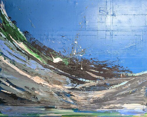 La vague par Benoît Guérin, Peinture en vente sur Singulart