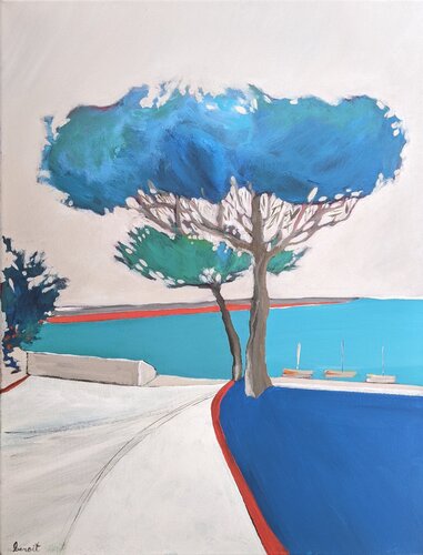 Seaside, La Rochelle par Benoît Guérin, Peinture en vente sur Singulart