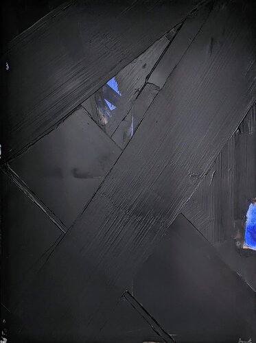 Noir et Bleu di Benoît Guérin, Pittura in vendita su Singulart