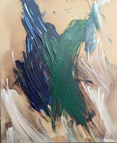 Composition abstraite n°42 di Benoît Guérin, Pittura in vendita su Singulart