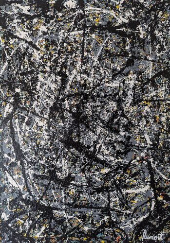 Composition abstraite n°48 by Benoît Guérin, 油畫 for Sale on Singulart
