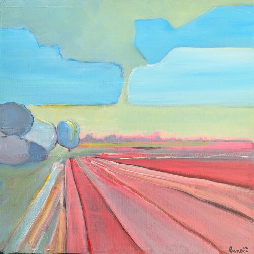 Le champ de Rey by Benoît Guérin, Painting for Sale on Singulart