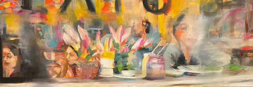 Cafehaus de Anke Gruss, Pintura a la venta en Singulart