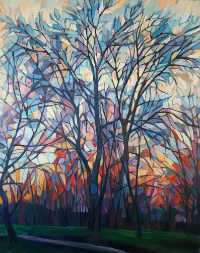 Forest par Maja Đokić Mihajlović, Peinture en vente sur Singulart