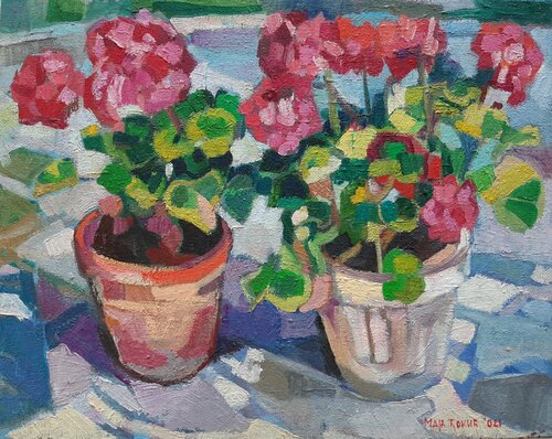 Flowers von Maja Đokić Mihajlović, Malerei kaufen auf Singulart
