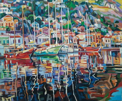 Fisherman's port (Symi) Maja Đokić Mihajlović