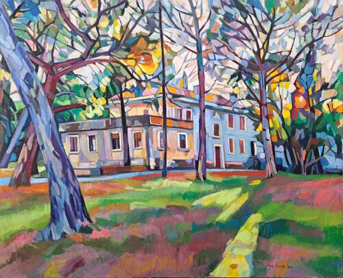 Old Mediterranean  house von Maja Đokić Mihajlović, Malerei kaufen auf Singulart