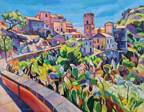 Savoca, Sicily by Maja Đokić Mihajlović, Painting for Sale on Singulart