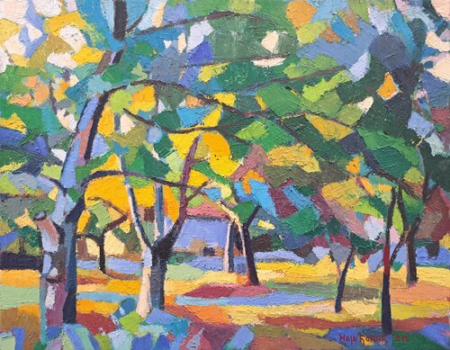 Orchard by Maja Đokić Mihajlović, Painting for Sale on Singulart