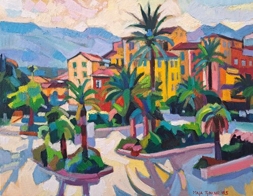 Colors of the Mediterranean par Maja Đokić Mihajlović, Peinture en vente sur Singulart