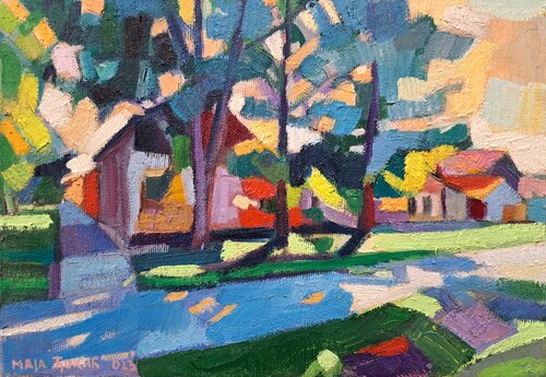 Summer day von Maja Đokić Mihajlović, Malerei kaufen auf Singulart