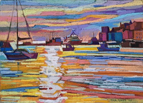 Sunset von Maja Đokić Mihajlović, Zeichnungen kaufen auf Singulart