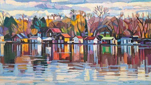 Peaceful day de Maja Đokić Mihajlović, Pintura a la venta en Singulart