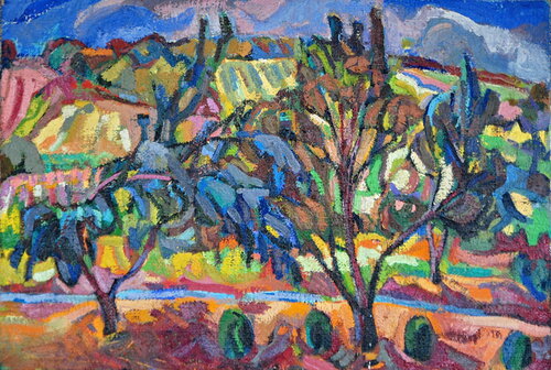 Spring light in the field Maja Đokić Mihajlović