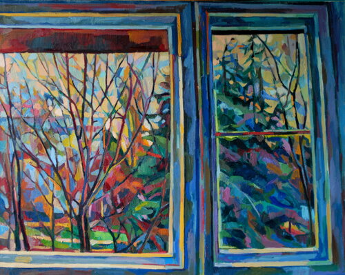 Indoors van Maja Đokić Mihajlović, Schilderij te koop op Singulart
