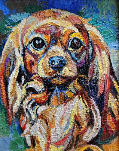 Litlle dog de Maja Đokić Mihajlović, Pintura a la venta en Singulart