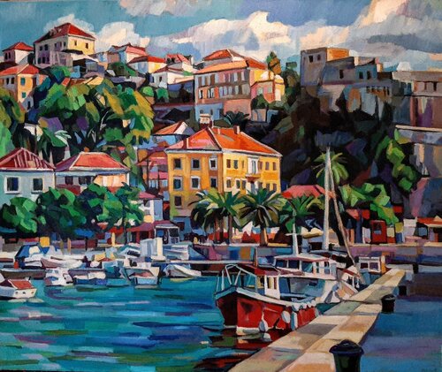 Herceg Novi par Maja Đokić Mihajlović, Peinture en vente sur Singulart