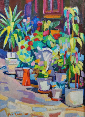 On the sunny side par Maja Đokić Mihajlović, Peinture en vente sur Singulart
