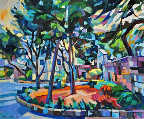 Motif from Malta par Maja Đokić Mihajlović, Peinture en vente sur Singulart