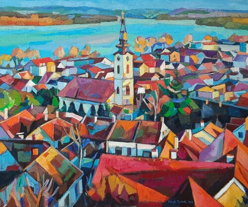 Zemun par Maja Đokić Mihajlović, Peinture en vente sur Singulart