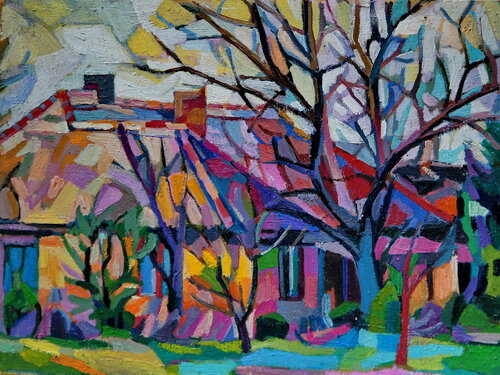 Contryside par Maja Đokić Mihajlović, Peinture en vente sur Singulart