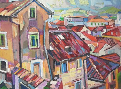 Roofs of the old coastal city Maja Đokić Mihajlović