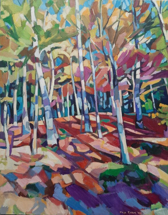 Yellow forest Maja Đokić Mihajlović