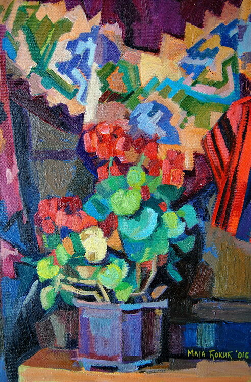 Geraniums II Maja Đokić Mihajlović