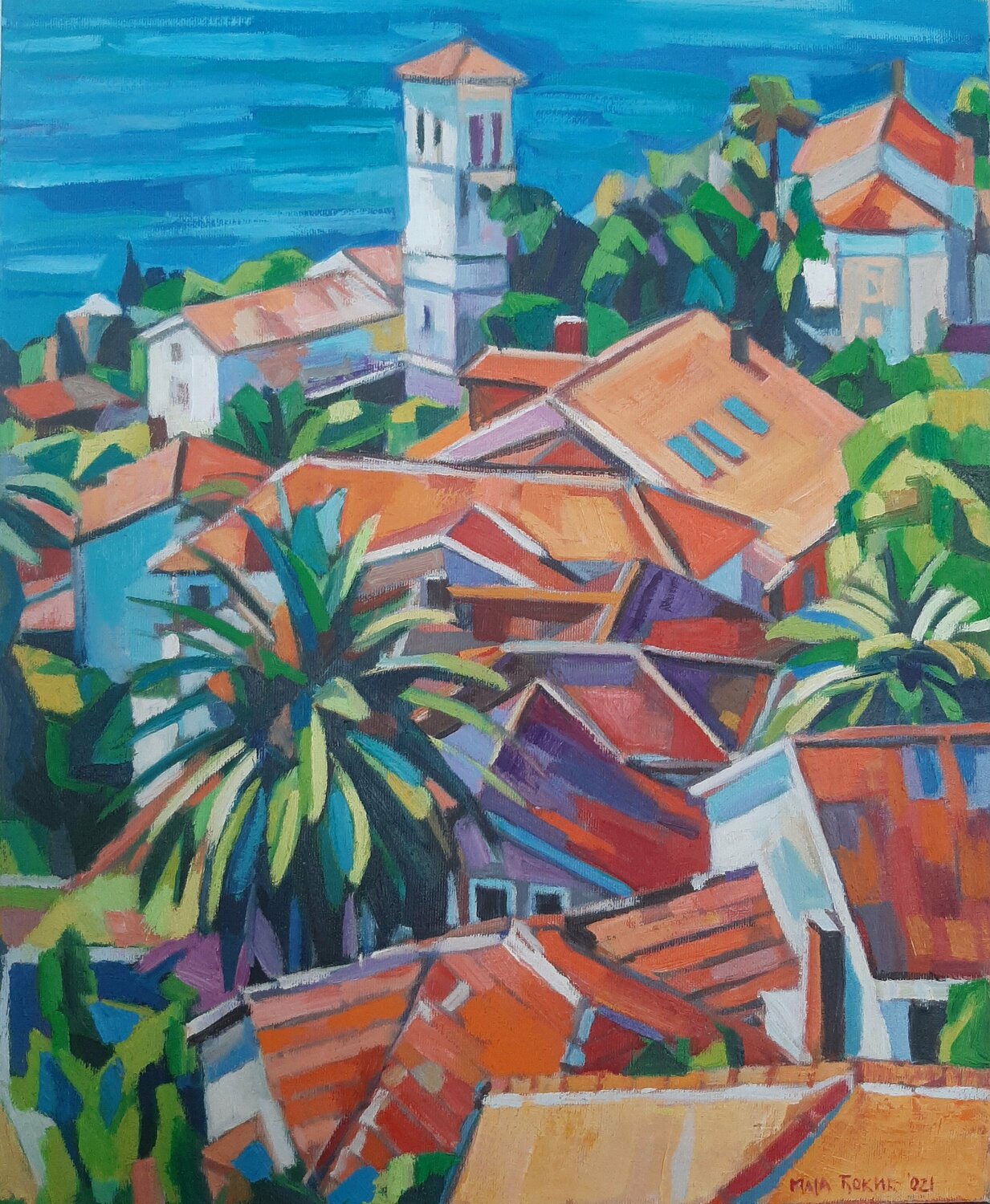 Herceg Novi Maja Đokić Mihajlović Originalgemälde zu verkaufen