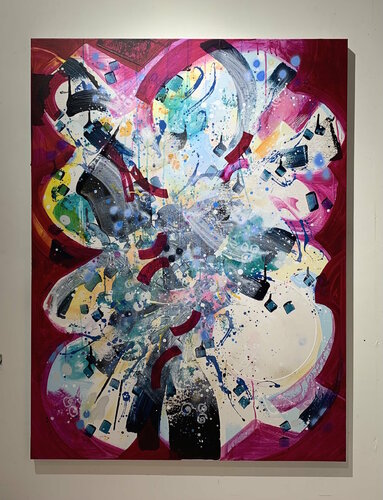 Wild Things Series _Red de Deusa Blumke, Pintura a la venta en Singulart