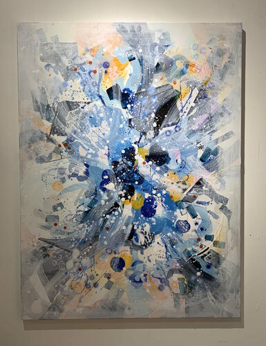 Wild Things Series _Baby Blue 2 de Deusa Blumke, Pintura a la venta en Singulart