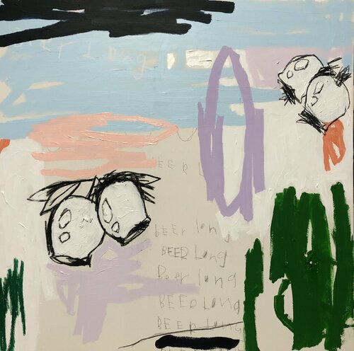 BeerLong van Nathan Paddison, Schilderij te koop op Singulart