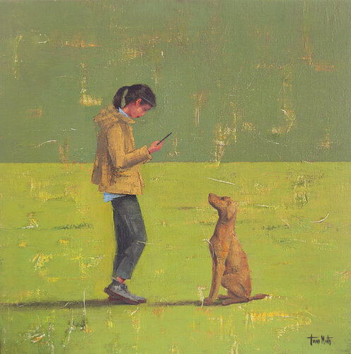 SIEMPRE AQUÍ by Tomasa Martín, 油畫 for Sale on Singulart