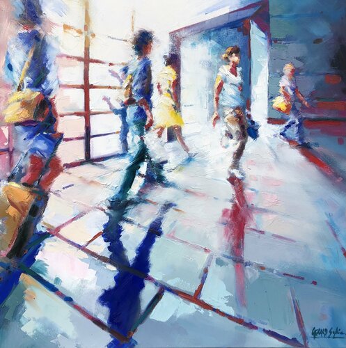 Voyagez, bougez, vivez ! von Sylvie Gérard, Malerei kaufen auf Singulart