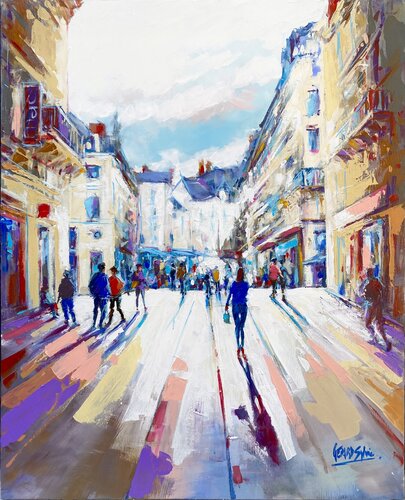 Rue Lepneveu von Sylvie Gérard, Malerei kaufen auf Singulart