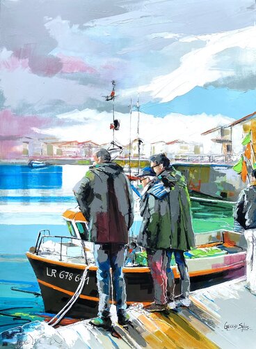 Les non-chalands von Sylvie Gérard, Malerei kaufen auf Singulart